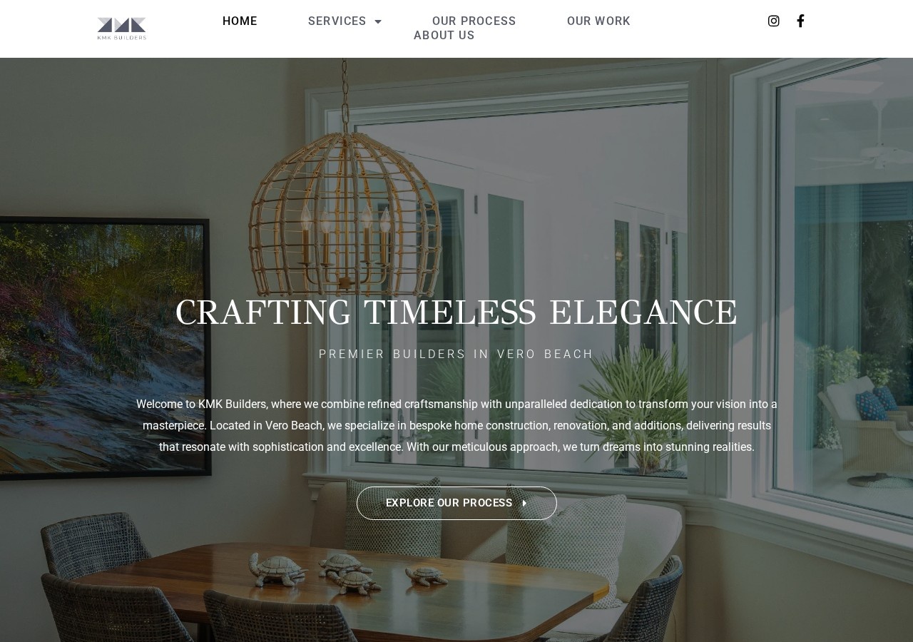 Screenshot of the KMK Builders website