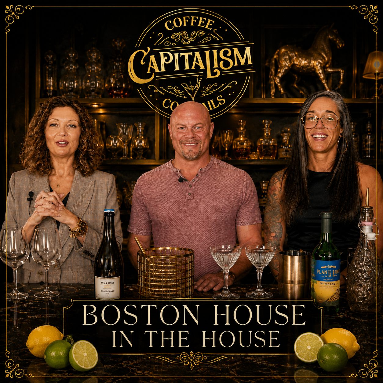 Coffee, Cocktails & Capitalism 'Make a Drink' episode — Boston House in the House.